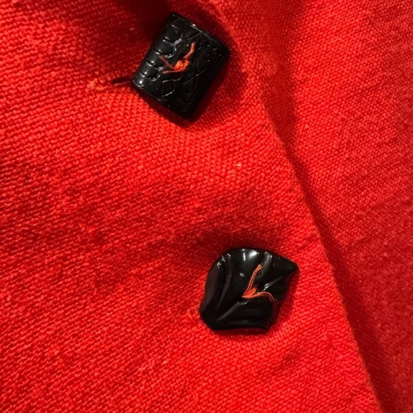 On‎ The Rocks Hand-Painted Orange Jacket – Boho Artistic Vintage Vibe – Size M - Picture 5 of 11